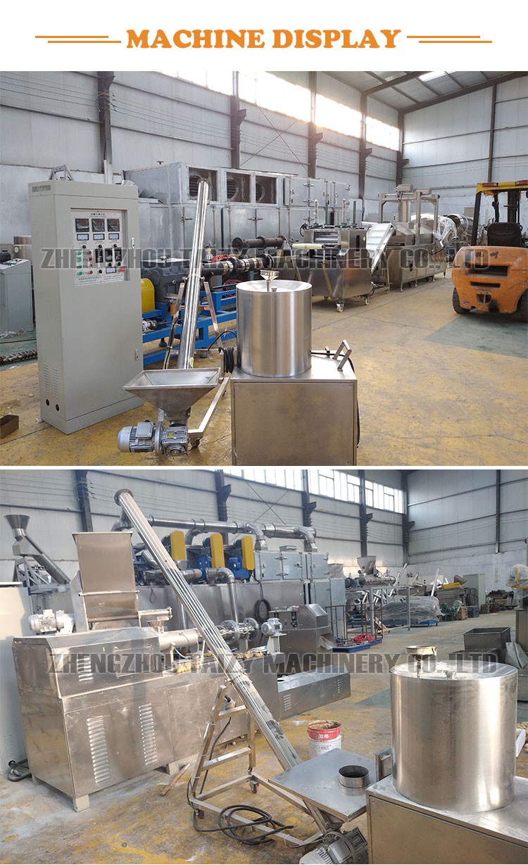 Puffed Snack Machine Equipment factory photo Puffed Snack Machine Equipment factory photo
