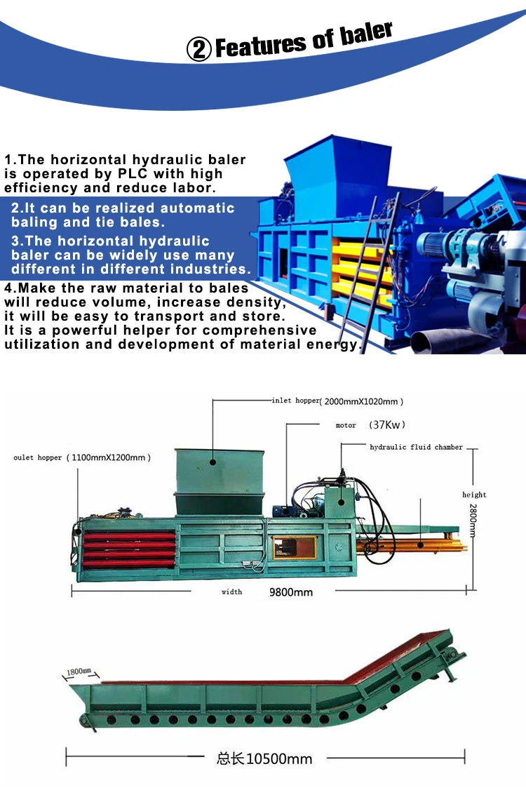 horizontal baler machine horizontal baler machine