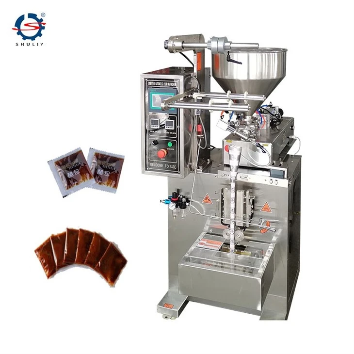 Small bag ketchup packaging machine2